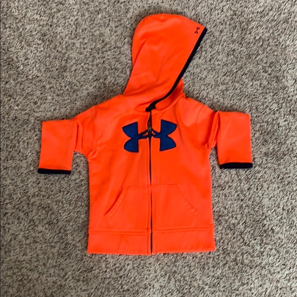 boys under armour zip up hoodie